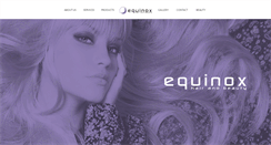 Desktop Screenshot of equinoxhair.co.uk
