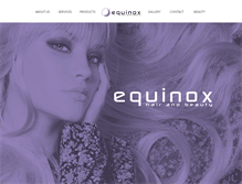 Tablet Screenshot of equinoxhair.co.uk